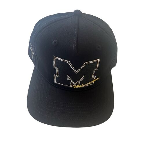 Travis Scott Cactus Jack x Michigan Wolverines Mitchell & Ness Hat Snapback - Picture 2 of 5